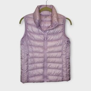 Uniqlo Ultra Light Down Vest M Lilac Light Purple